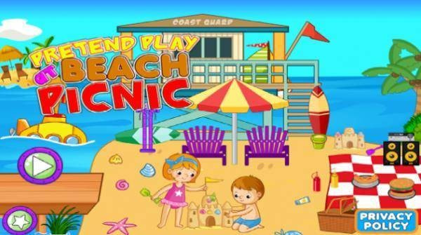 沙滩生活Pretend My Beach Picnic2